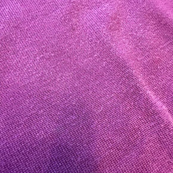 Pendleton Silk Blend Knit Tee Shirt Women's XS Blue & Purple Short Sleeve - Picture 10 of 10